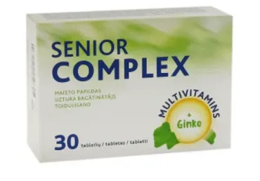 Maisto papildas SENIOR COMPLEX, 30 tabl., 30 vnt.