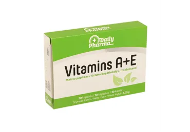 Maisto papildas VITAMINAI A+E, 30 vnt.