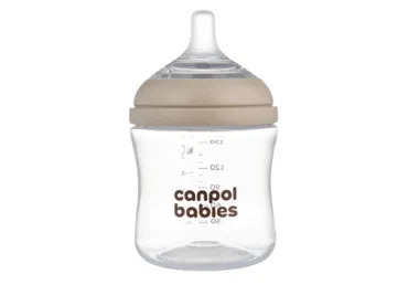 Maitinimo buteliukas su žinduku CANPOL BABIES Natural shape 35/400, 150 ml