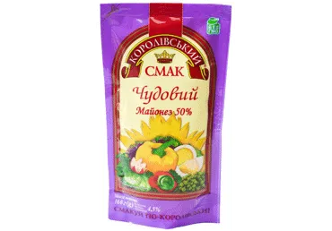 Majonezas KARALIŠKAS SKONIS, 50 % rieb., 160 g