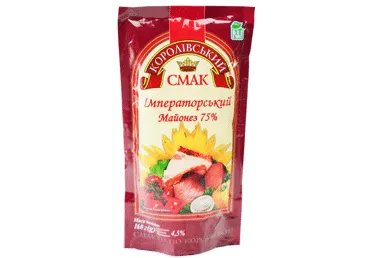 Majonezas KARALIŠKAS SKONIS, 75 % rieb., 160 g