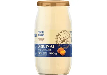 Majonēze WELL DONE Original 80% 390g