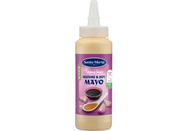 Majonezinis padažas su sezamais ir sojomis SANTA MARIA, 250 ml