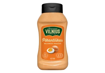 Majonezinis pikantiškas padažas VILNIUS, 25 % rieb., 420 ml