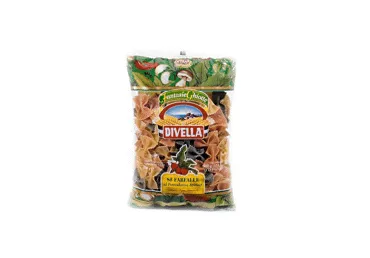 Makaronai DIVELLA FARFALLE Nr. 85 (spalvoti kaspinėliai), 500 g