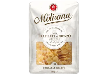 Makaronai LA MOLISANA FARFALLE RIGATE Nr. 66 (kaspinėliai), 500 g