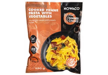 Makaronai NOWACO su daržovėmis pomidorų padaže, 450 g