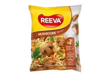 Makaronai REEVA, grybų skonio, 85 g
