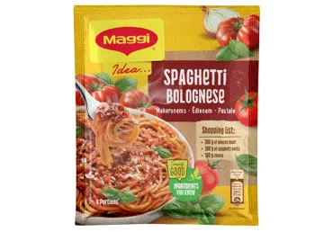 Makaronų ruošinys MAGGI IDEA (SPAGHETTI BOLOGNESE), 44 g