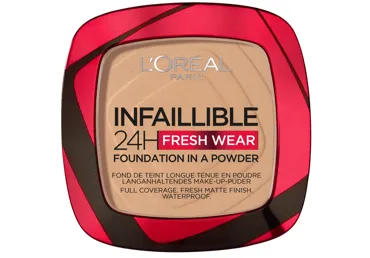 Makiažo pagrindas-kompaktinė pudra L'OREAL INF.24H, Nr.140, 9 g