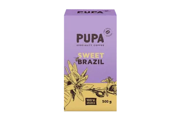 Malta kava PUPA SWEET BRAZIL 100 % ARABIKA, 500 g