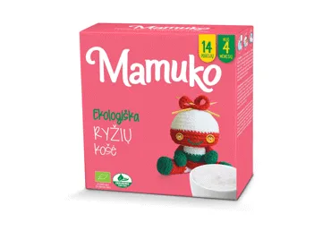 MAMUKO ekologiškos ryžių kruopytės (nuo 4 mėn.), 240 g