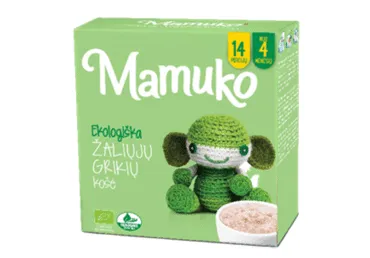 MAMUKO ekologiškos šviesių grikių kruopos (nuo 4 mėn.), 240 g