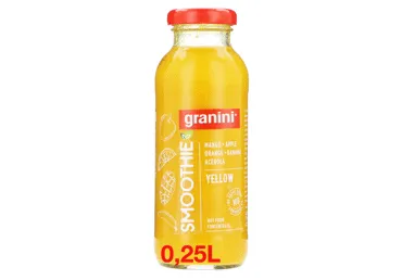 Mangų, obuolių, apelsinų ir bananų kokteilis GRANINI, 250 ml