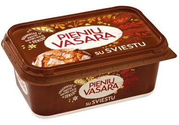 Margarinas su sviestu PIENIŲ VASARA, 40 % rieb., 400 g