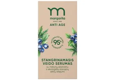 MARGARITA ANTI AGE stangrinamasis veido serumas, 30 ml