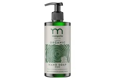 Rankų muilas ūdo medienos aromato MARGARITA COSMOS ORGANIC, 300 ml