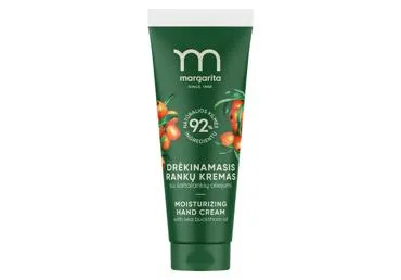 MARGARITA Drėkinamasis rankų kremas su šaltalankių aliejumi 75ml