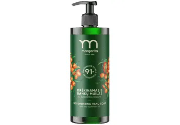 MARGARITA Drėkinamasis rankų muilas su šaltalankių aliejumi 400ml