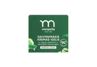 MARGARITA gaivinamasis kremas-gelis su agurkų ekstraktu ir alavijų geliu 50 ml
