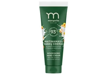 MARGARITA Maitinamasis rankų kremas su pienu ir medumi 75ml