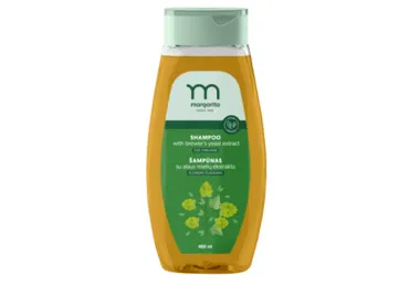 Šampūnas MARGARITA su alaus mielėmis ploniems plaukams, 400ml