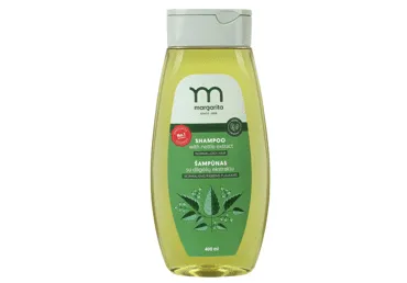 Šampūnas MARGARITA su dilgėlių ekstraktu normaliems ir riebiems plaukams, 400ml