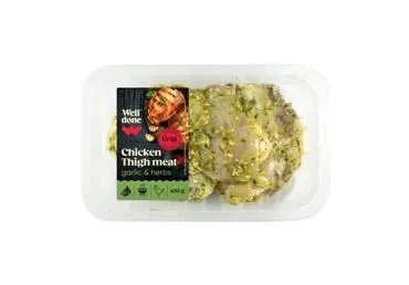Marinuot. višt. šlaun. česnakų ir žolelių marinate WELL DONE, 400 g