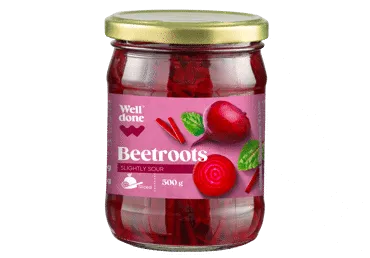 Marinuoti burokėliai WELL DONE, 500 g