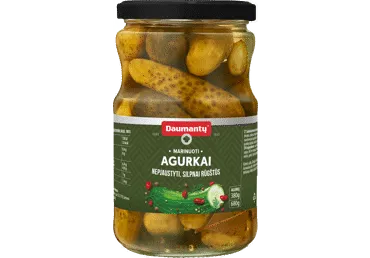 Marinuoti DAUMANTŲ agurkai, 680 g