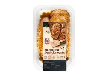 Marinuotos ančių krūtinėlės WELL DONE, 500 g