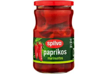Marinuotos paprikos SPILVA, 650 g