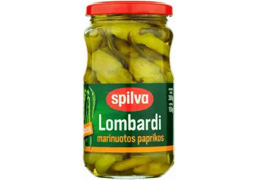 Lombardijos paprikos marinuotos švelnios SPILVA, 300 g