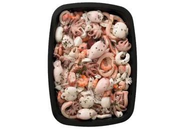 Marinuotų jūrų gėrybių užkandis, 1 kg