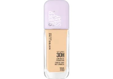 Maybelline New York Super Stay Lumi Matte makiažo pagrindas, 118