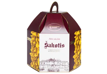 Mažas ŠVENTINIS šakotis KLAIPĖDOS DUONA, 1 kg