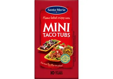 Mažos kukurūzų geldelės takams SANTA MARIA TEX MEX, 10 vnt., 86 g