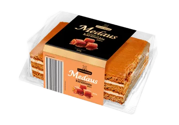 Medaus pyragas su karamelės įdaru, 300 g