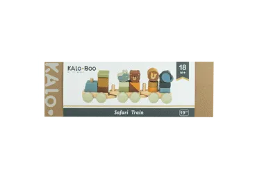 Rotaļu koka vilciens