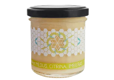 Medus su citrina ir imbieru, 200 g