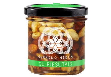 Medus su riešutais, 190 g