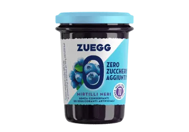 Mėlynių džemas ZUEGG be cukraus, 220 g