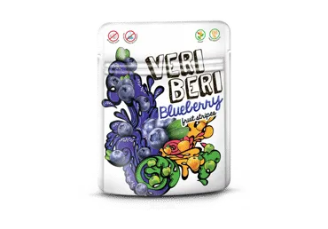 Lentītes ar melleņu garšu VERI BERI 50g