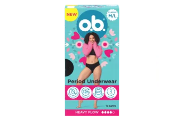 Menstruacinės kelnaitės O.B., m/l, 1 vnt.