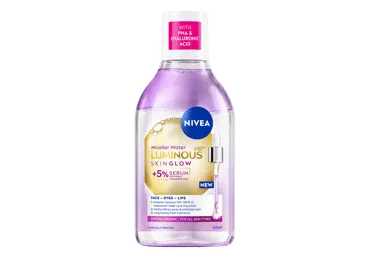 Micelinis vanduo NIVEA LUMINOUS 630 SKIN GLOW, 400 ml