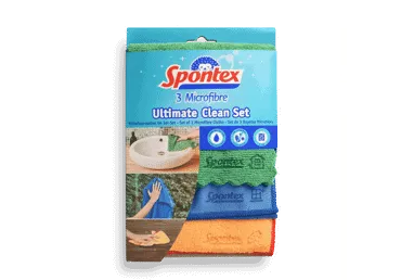 Mikrošķiedras lupatiņas SPONTEX 3gab.
