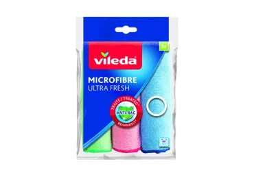 Mikropluošto šluostės VILEDA ULTRA FRESH, 3 vnt., 3 vnt.