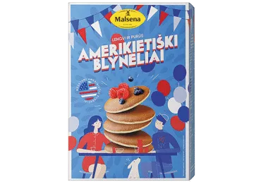 Miltinis amerikietiškų blynų mišinys MALSENA, 300 g