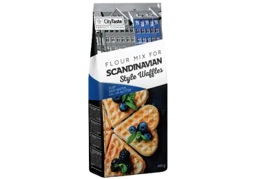 Miltinis mišinys CITY TASTE vafliams kepti, 400 g