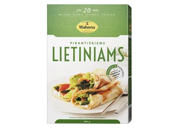 Miltinis mišinys MALSENA pikantiškiems lietiniams kepti, 400 g
